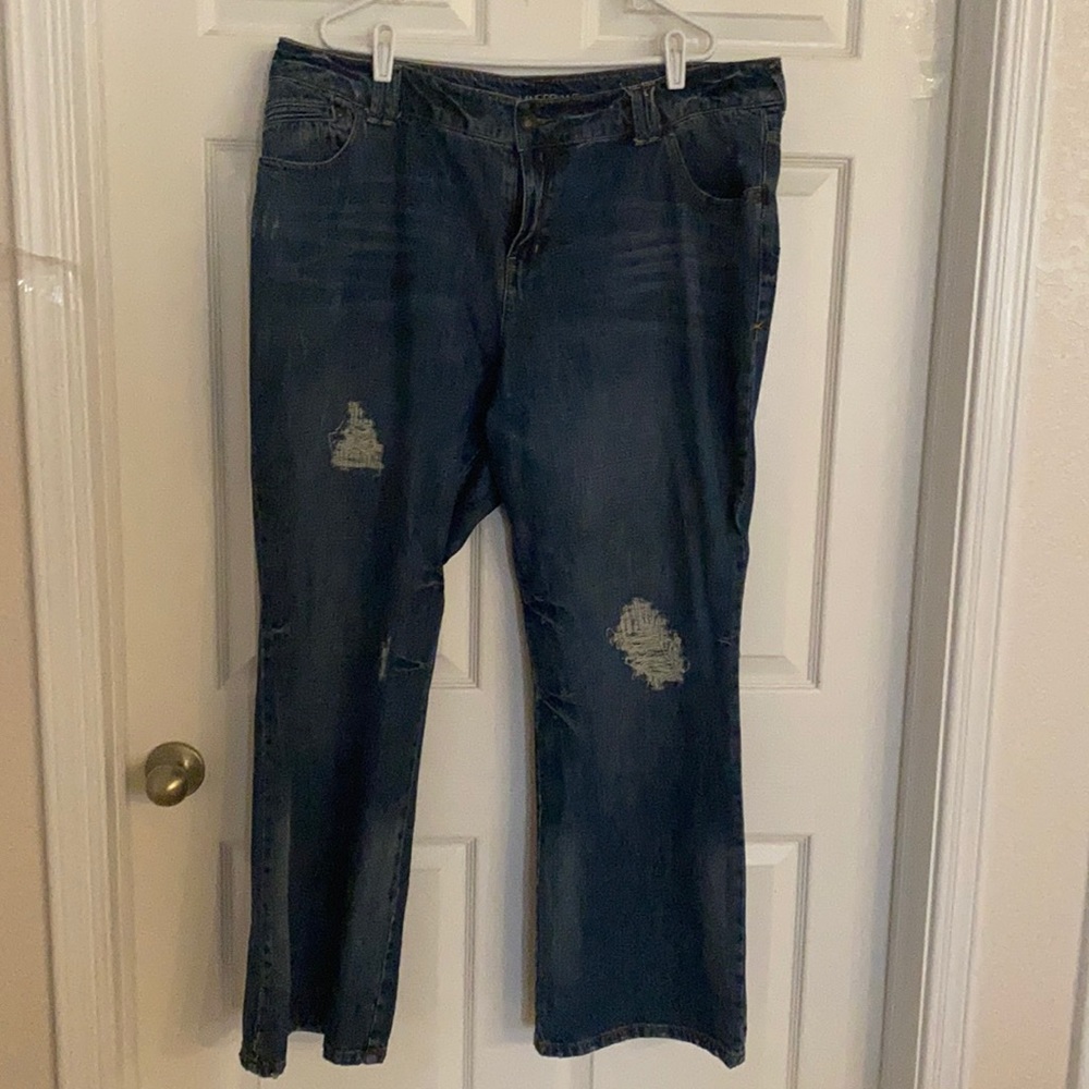 Lane Bryant Distressed Plus Size 24 Jeans